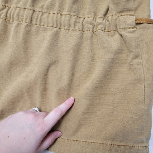 Free People Joshua tree tan hooded anorak utility jacket quilted - Picture 8 of 15